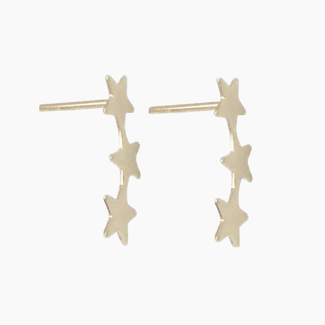 Cluster Star Earrings