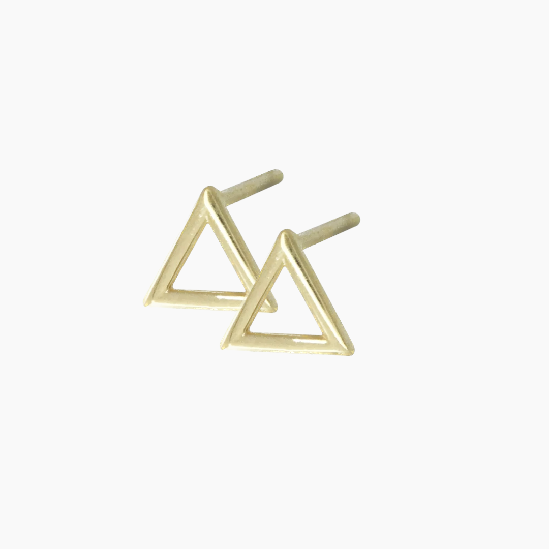 Triangle Stud Earrings