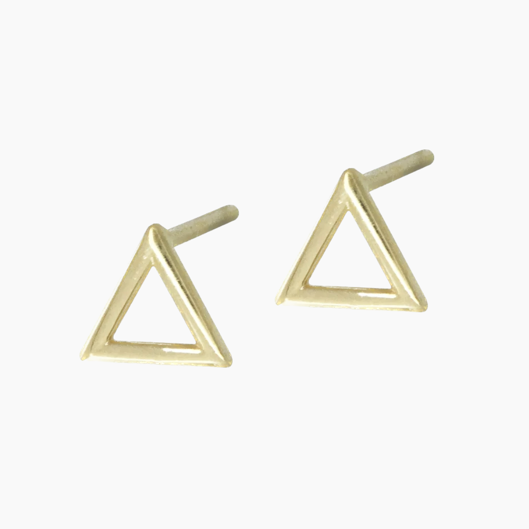 Triangle Stud Earrings
