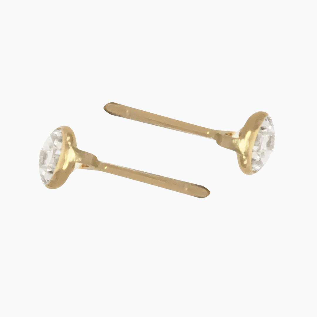 Zeina Topaz Stud Earrings
