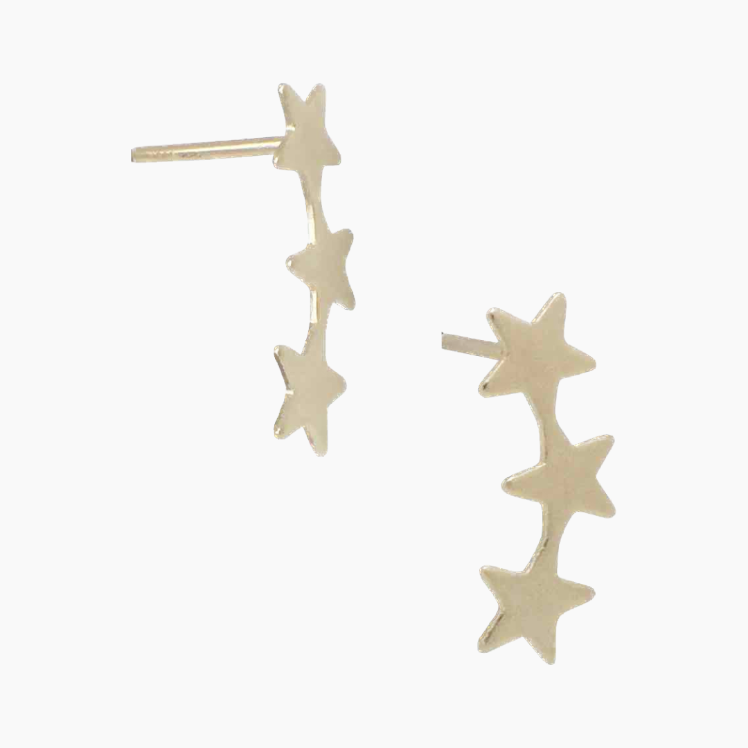 Cluster Star Earrings