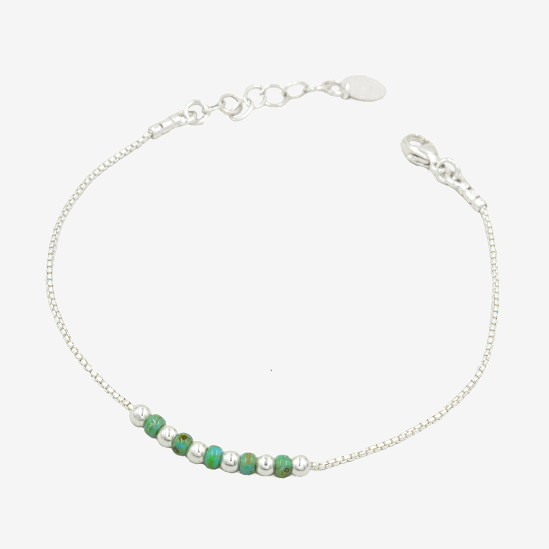 Thin Beaded Bracelet