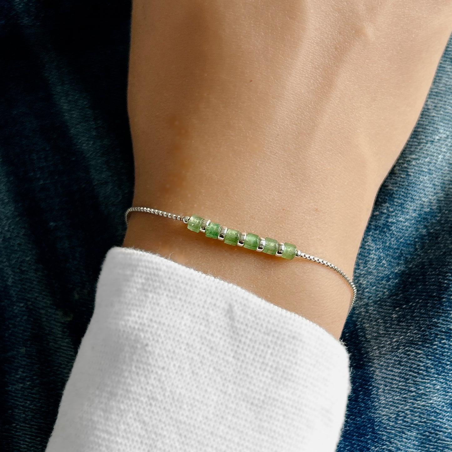 Gemstone Chain Bracelet