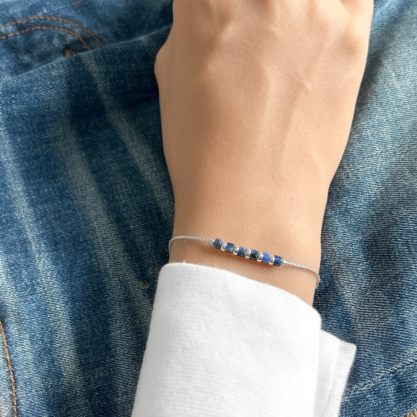 Gemstone Chain Bracelet