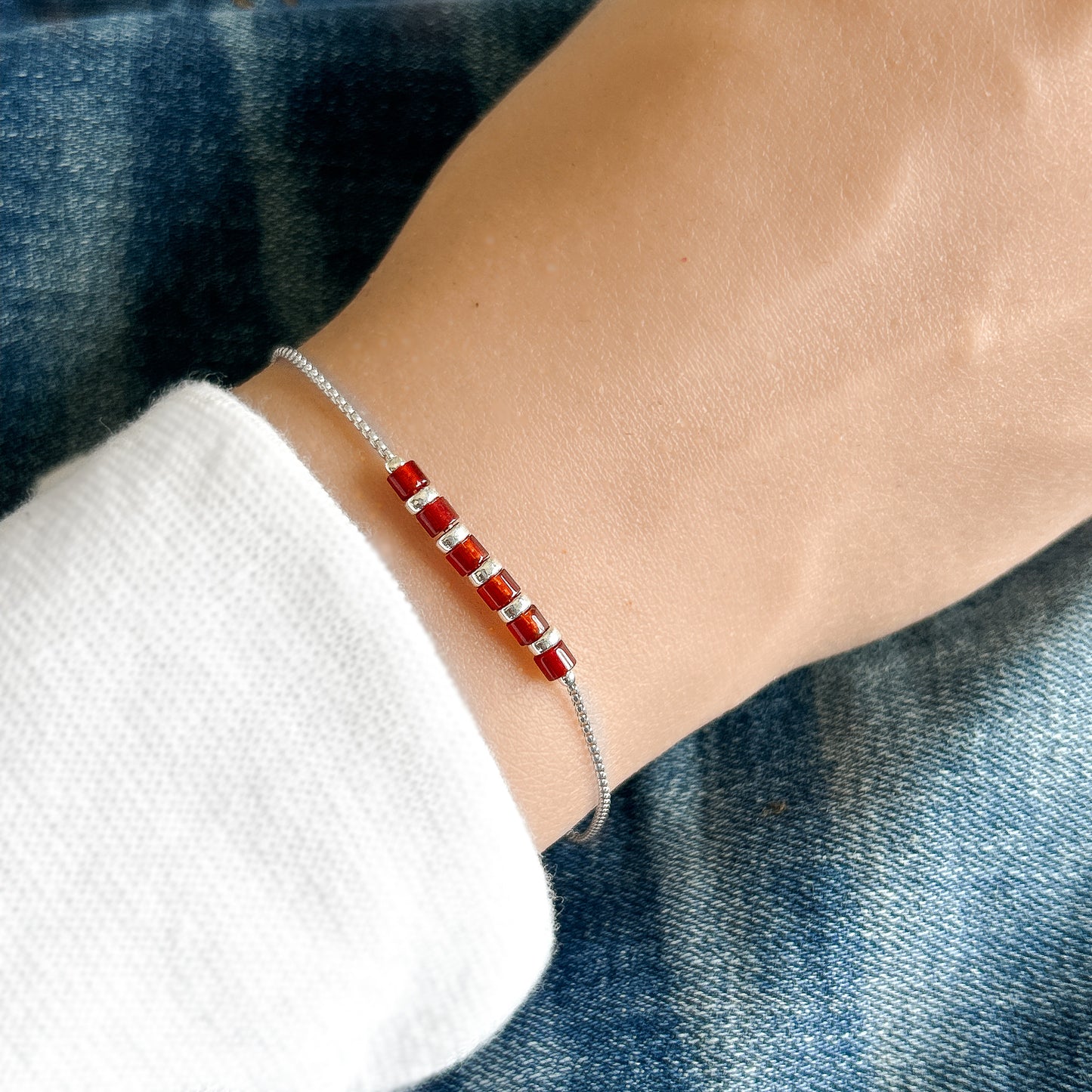 Gemstone Chain Bracelet