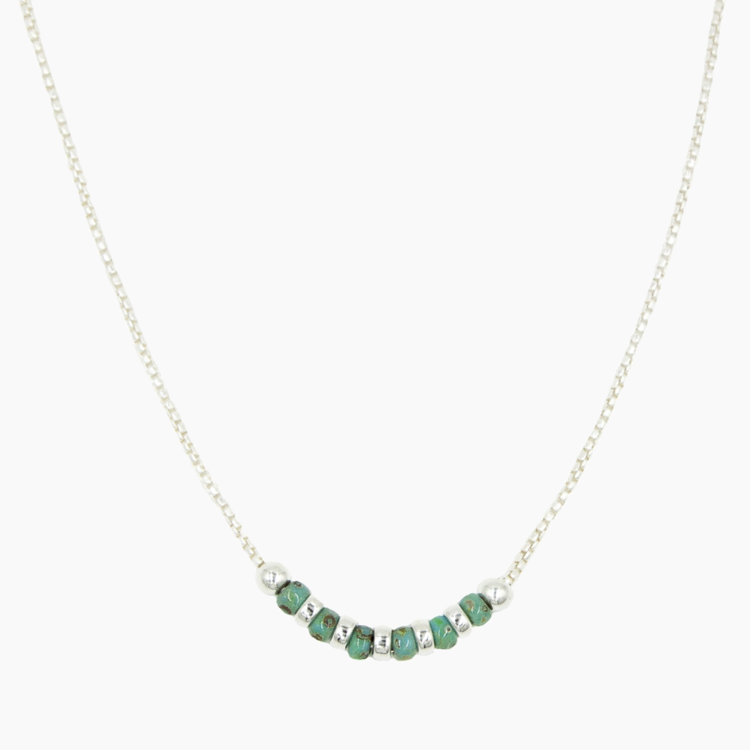 Thin Beaded Necklace