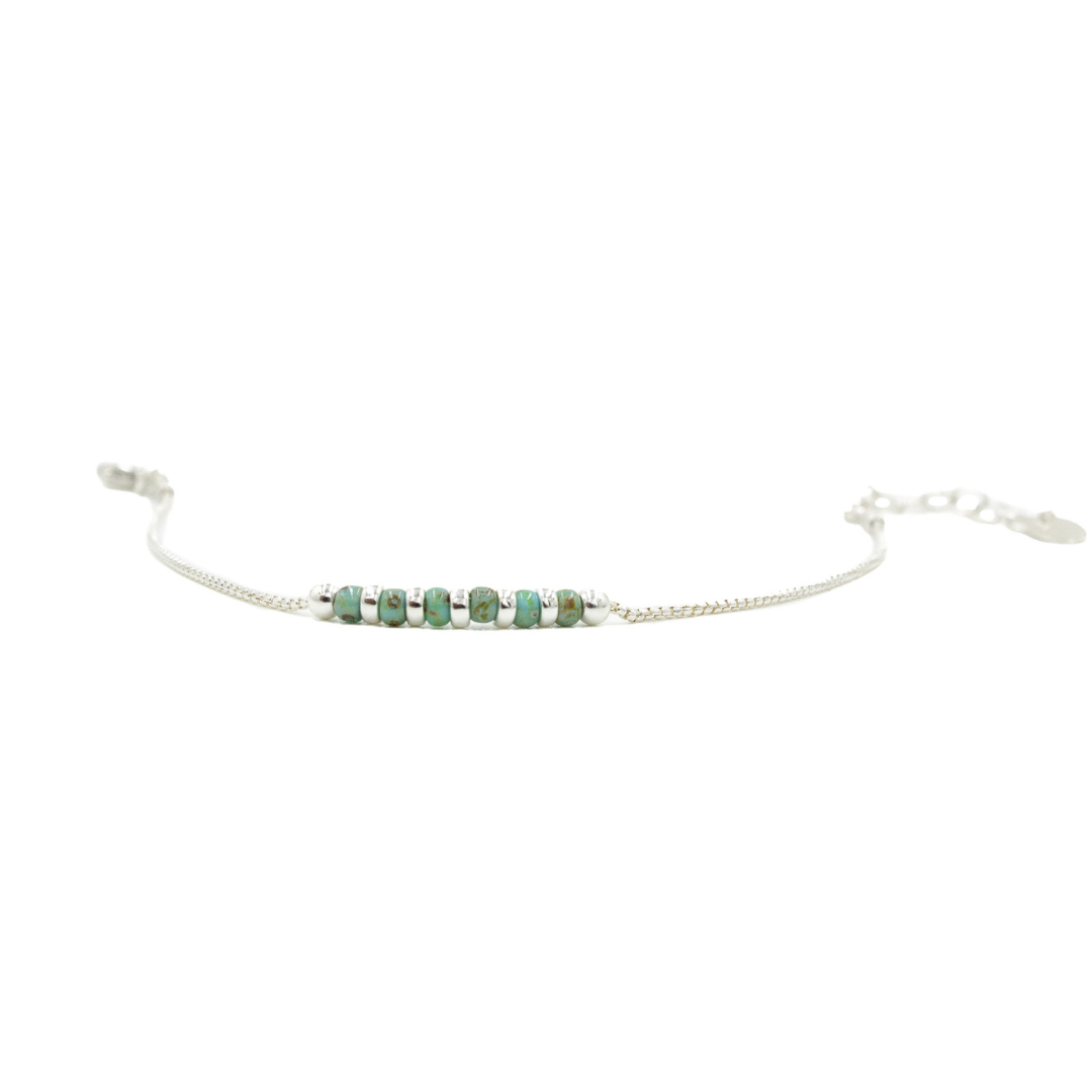Thin Beaded Bracelet
