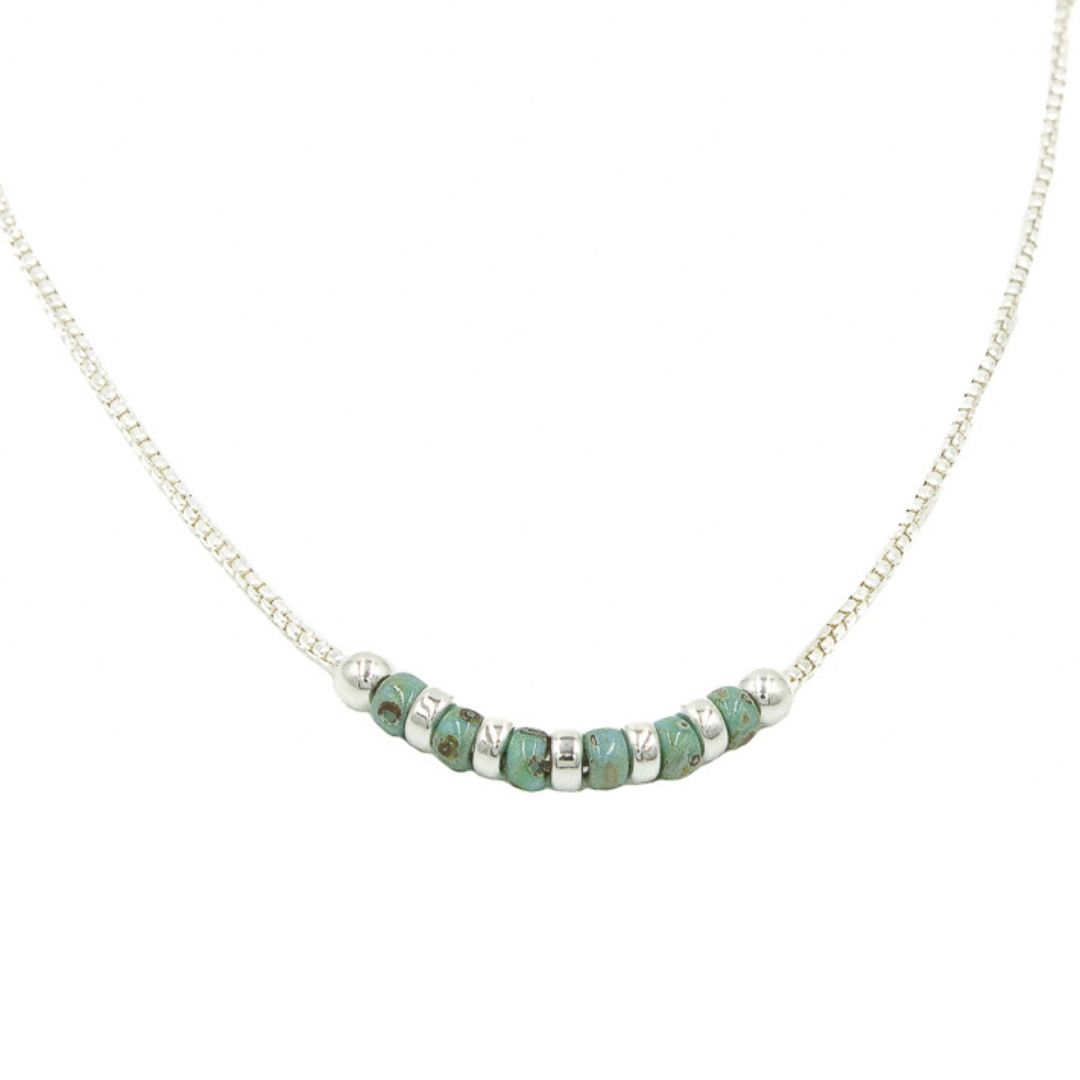 Thin Beaded Necklace