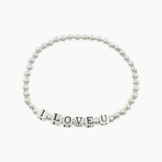 I Love U Stretch Bracelet