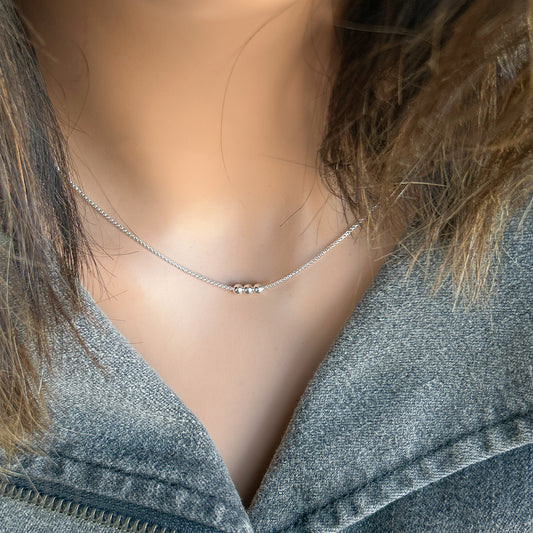 Triple Beads Necklace