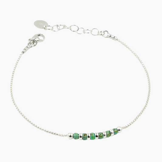 Thin Beaded Bracelet